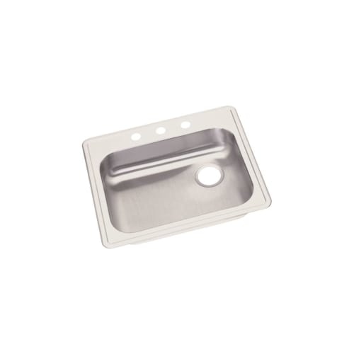 Elkay GE12521R Dayton 25' Single Basin Drop In Stainless Steel Kitchen Sink