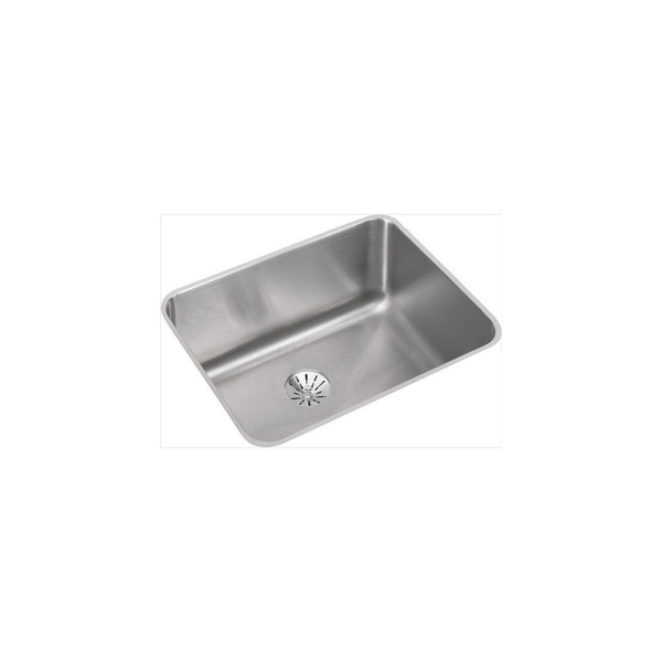 Elkay 18-gauge Stainless-steel 23.5-inch x 18.25-inch x 10-inch Single-bowl Undermount Kitchen Sink Kit - Stainless Steel