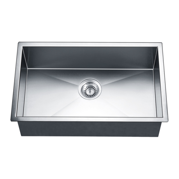 Dawn Undermount Single Bowl Square Sink - Minimum Cabinet Size: 30'