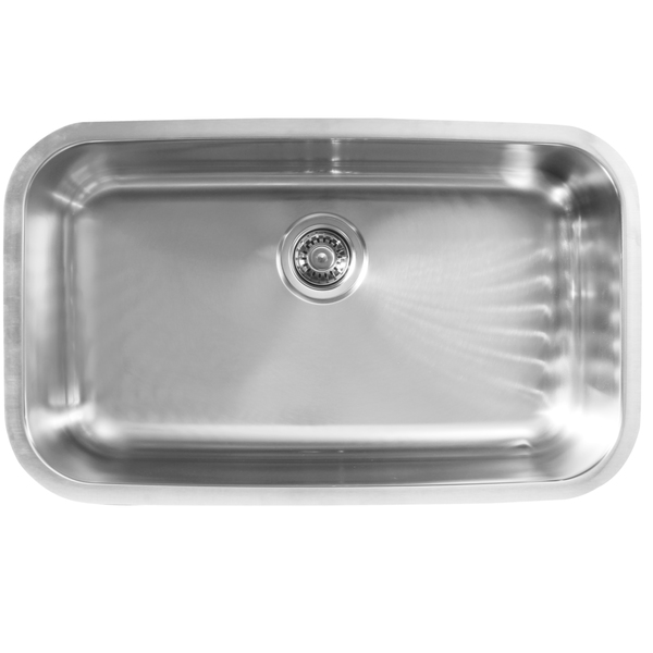 Ukinox D759 Single Basin Stainless Steel Undermount Kitchen Sink