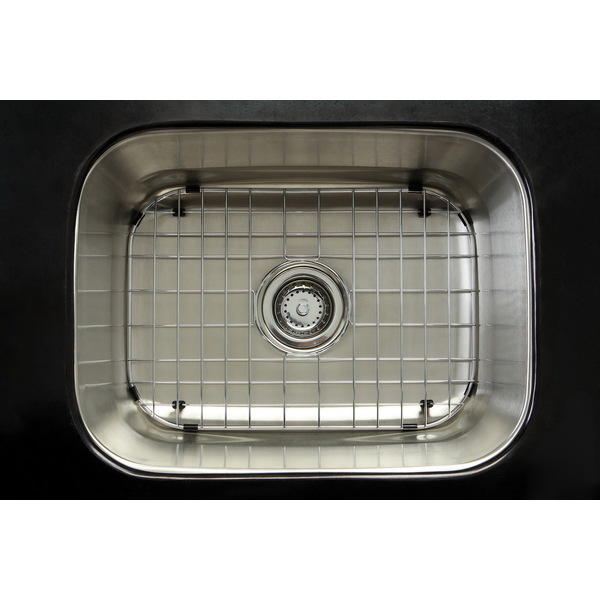 Undermount Stainless Steel 23-inch Single Bowl Kitchen Sink Combo - Sink