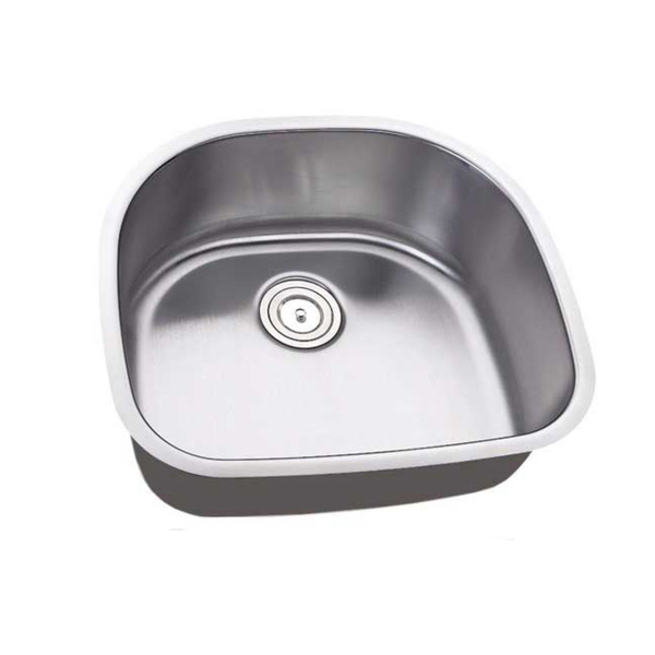 23.25-inch Single Bowl Undermount Stainless Steel Kitchen/ Island/ Bar Sink - 23-1/4' Single Bowl Undermount Kitchen Sink