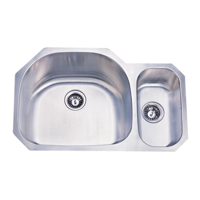 Stainless Steel 32-inch Dual Kitchen Sink - Sink