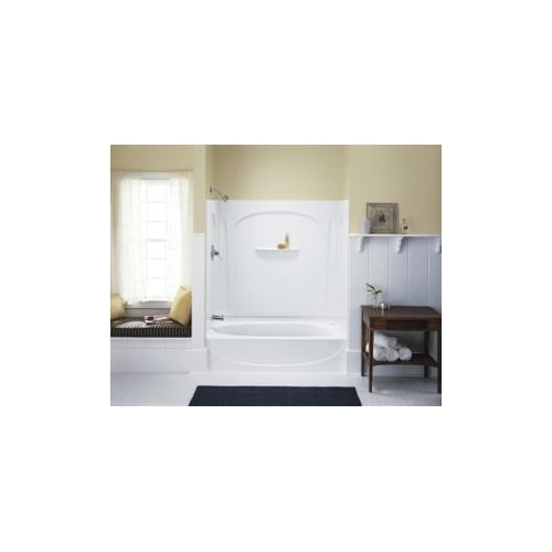 Sterling 71091118 Acclaim AFD 60' x 30' Bath with Age in Place Backers - Left-hand Drain - White