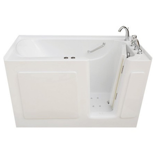 Signature Tranquility Package White Acrylic 50 x 31-inch Walk-in Whirlpool/ Air Combo Tub