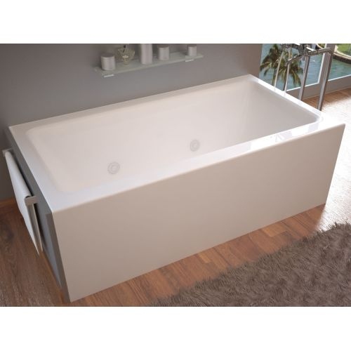 Avano AV3060SHWL Sahara 60' Acrylic Whirlpool Bathtub for Alcove Installations with Left Drain