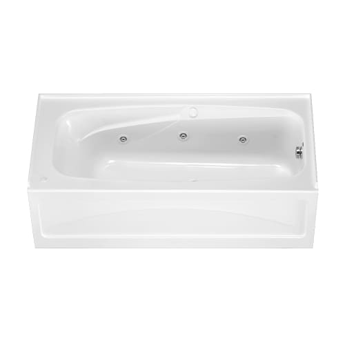 American Standard 1748.118 Colony 66' Acrylic Whirlpool Bathtub with Right Hand Drain and AcuMassage Jets